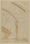 217379 Plattegrond van het terrein tussen de Ezelsdijk, de Oosterspoorweg en de Biltstraat te Utrecht, met de ...